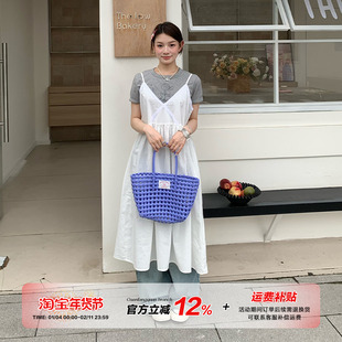 【清仓价】橘子树在哪儿纯欲风白色吊带连衣裙女夏叠穿显瘦长裙