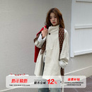 橘子树在哪儿复古单粒扣风衣外套女秋季 纯棉高级感外搭休闲上衣 款