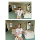 橘子树在哪儿韩系莱赛尔考拉短袖t恤女夏季透气慵懒休闲显瘦上衣