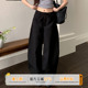直筒黑色西装 显瘦百搭休闲裤 裤 薄款 女春夏季 橘子树在哪儿简约韩版