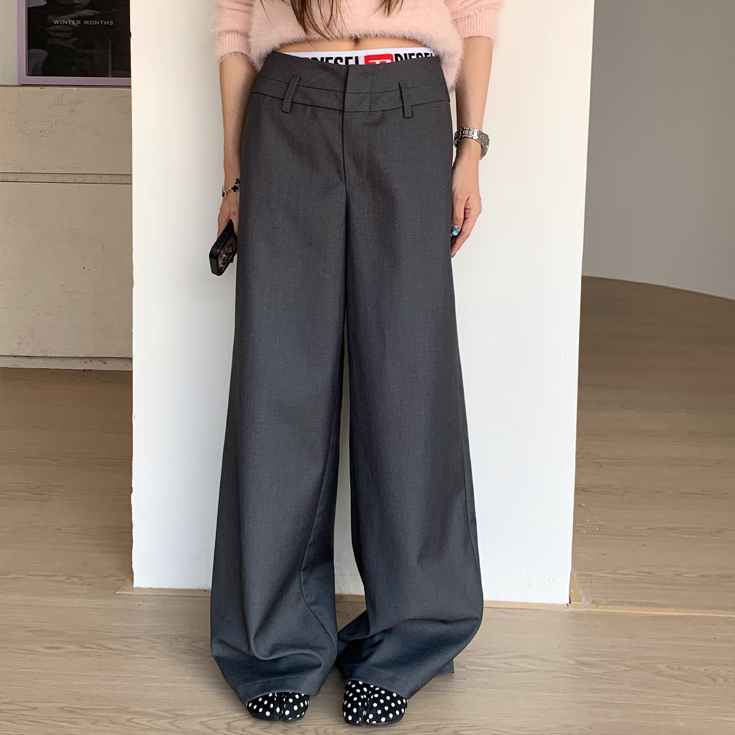 橘子树在哪儿简约风西装裤女秋季