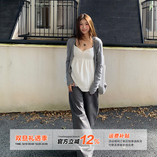 夏简约百搭长袖 防晒针织开衫 橘子树在哪儿韩系薄款 上衣 5折款