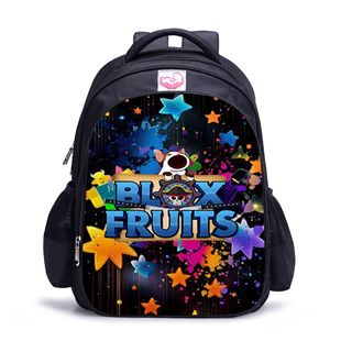 fruits游戏周边卡通中小学生背包 blox 儿童书包 ROBLOX 新款