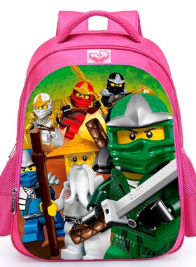 乐高LEGO Ninjago Season 5儿童双肩减负书包 可DIY定制
