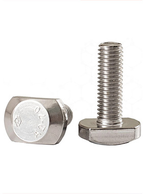 M5M6M8M10M12mm 304不锈钢T型螺丝 T型槽用螺栓 T形压板螺丝 GB37