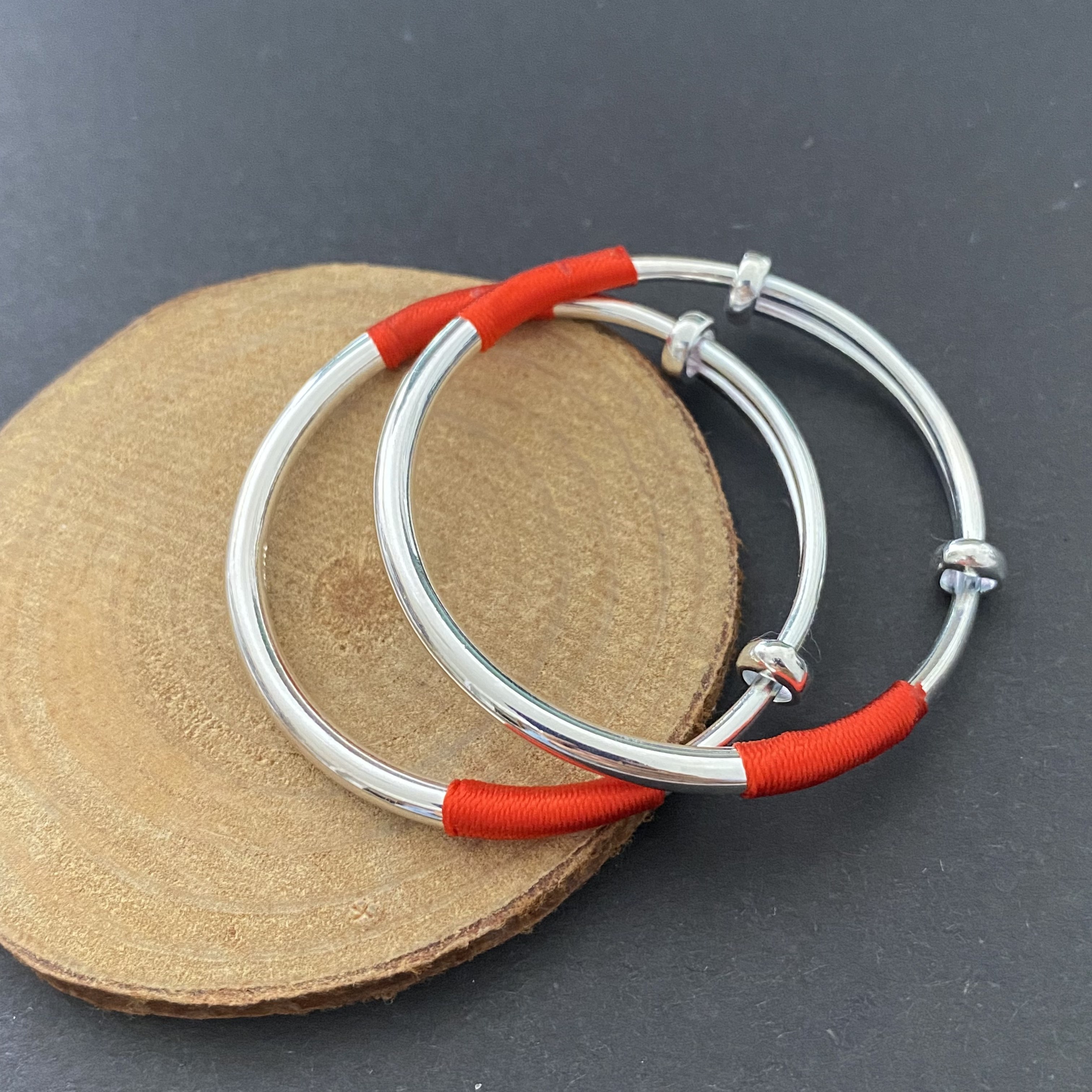 999足银儿童手镯可调节红绳编织纯银宝宝银镯子满月周岁礼物,饰品/流行首饰/时尚饰品新,银饰手镯,淘宝优惠券,粉丝福利购,淘宝优惠卷