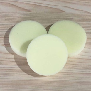 打蜡海绵擦车用圆形洗车上蜡养护抛光护理小圆海绵