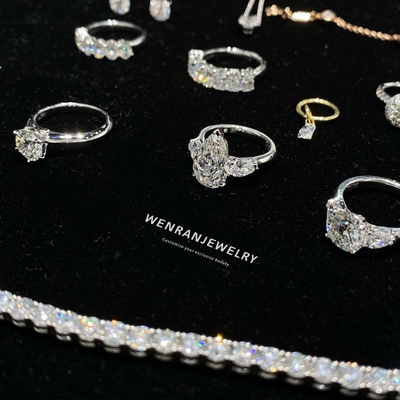 培育钻石钻戒首饰项链戒指耳钉定制专拍