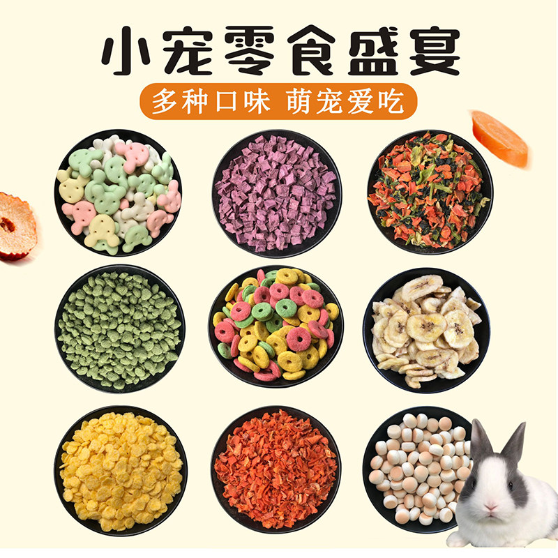 兔子荷兰猪豚鼠龙猫磨牙小零食营