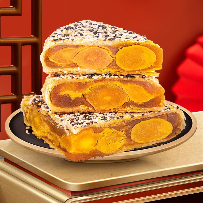 吴玉源温州特产手工网红板栗大月饼