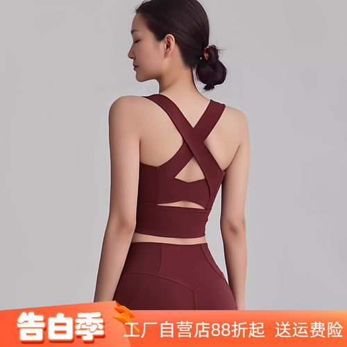 运动健身瑜伽美背高强度文胸女