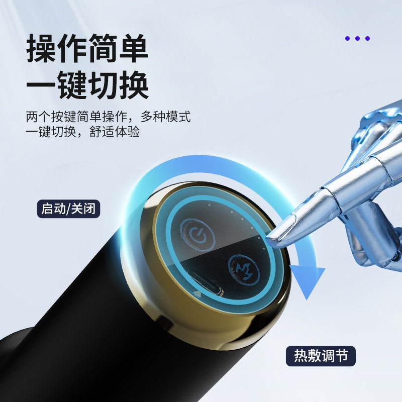 新品筋膜枪家用迷你USB按摩 热敷肌肉放松按摩器颈膜枪