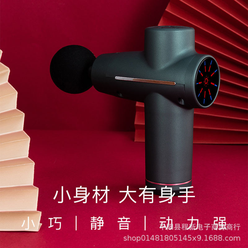 跨境迷你筋膜枪抢肌肉按摩器震动放松口袋mini健身便携筋膜枪