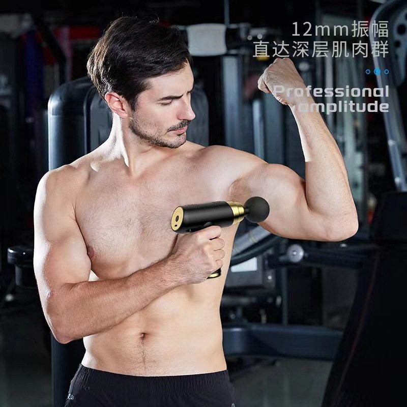 厂家迷你筋膜枪健身电动冲击枪肌肉放松器按摩器按摩枪震动按摩器