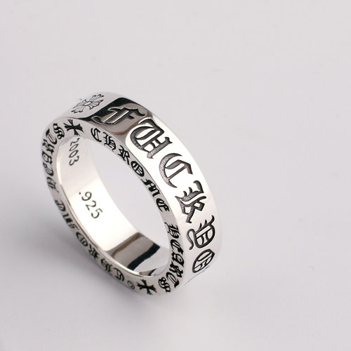 一休老银匠制作s925十字花朋克