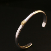 Arrow’s 一休高桥吾郎风格 纯手工制作First 925纯银点印台手镯