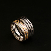 戒指 一休高桥吾郎UNDERCOVER 指环 锯齿 纯银 高桥盾 高桥吾郎