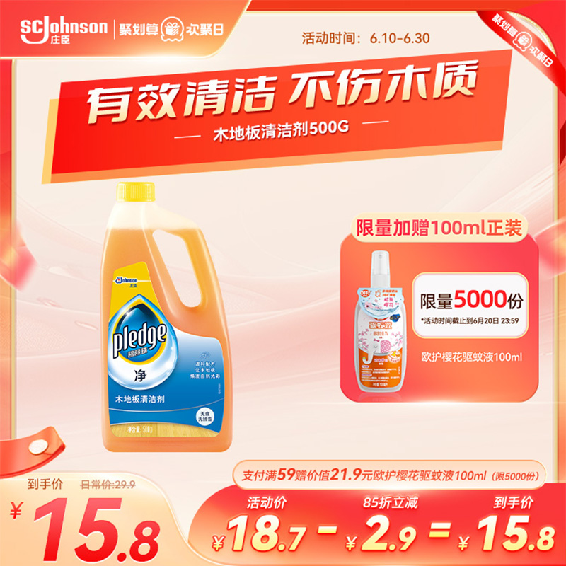 碧丽珠木地板清洁剂去污家用瓷砖洗地砖清洗液拖地强力去污专用液