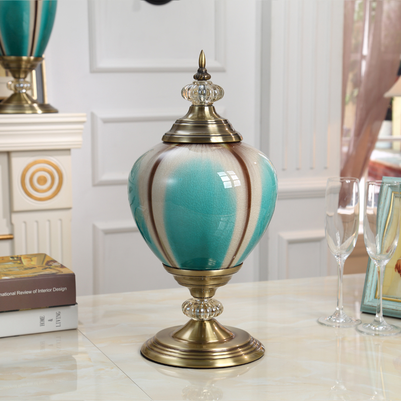 新古典欧式陶瓷花瓶花艺装饰品摆件家居客厅样板间电视柜桌面摆i.