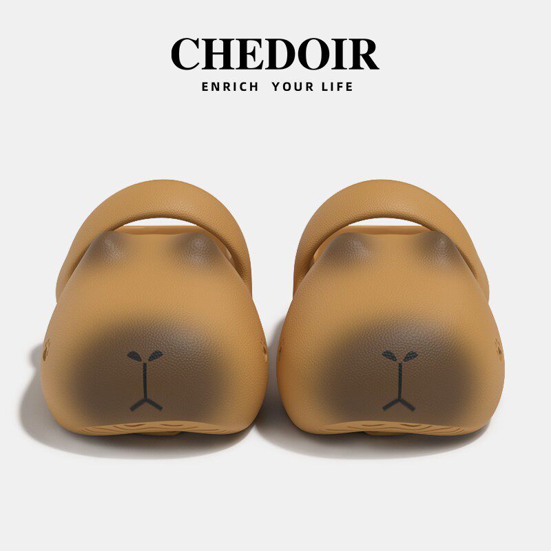 卡皮巴拉儿童洞洞鞋夏季男女童凉拖鞋新款室内宝宝成人可外穿防滑