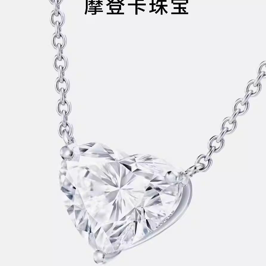 pt950铂金 锁骨链心形钻石颈饰时尚百搭爱心项链,珠宝/钻石/翡翠,颈饰,淘宝优惠券,粉丝福利购,淘宝优惠卷