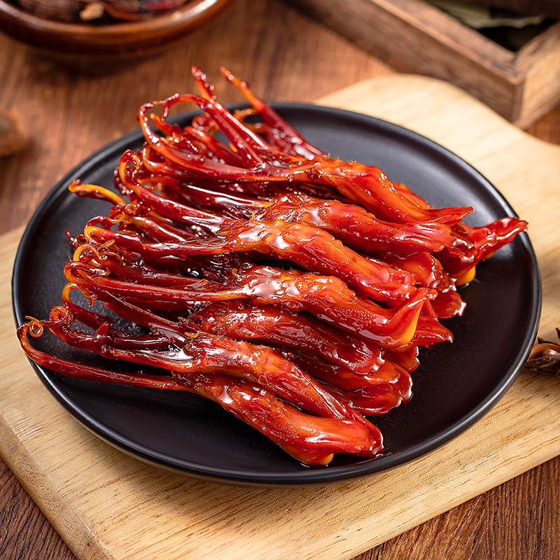 【自播间专享】藤桥牌温州特产卤味精品大鸭舌休闲零食鸭舌408g*2