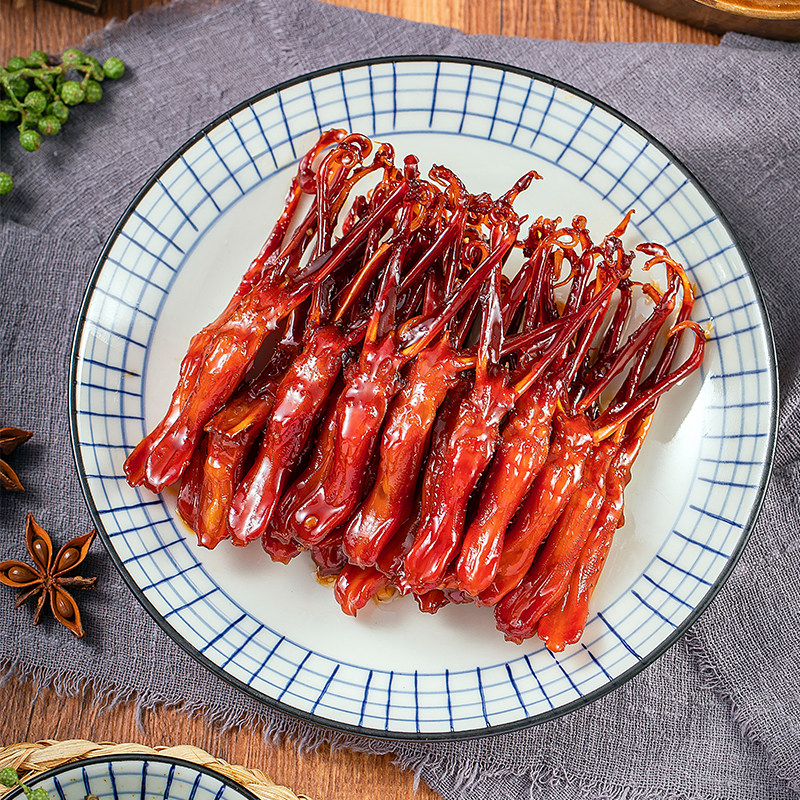 藤桥牌温州特产经典休闲零食酱香味分享装大卫鸭舌试吃装7包装