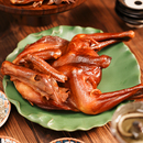 藤桥牌温州特产生熏鸡风味小吃生制品腊熏鸡整只 生鲜