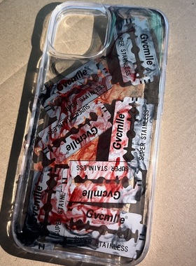 晕染红黑色真刀片适用红米K80/k70/k60/k50至尊版k40/k30s手机壳note14/13/12turbo/11pro