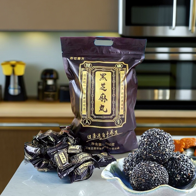 岳记磨方黑芝麻丸500g/袋装
