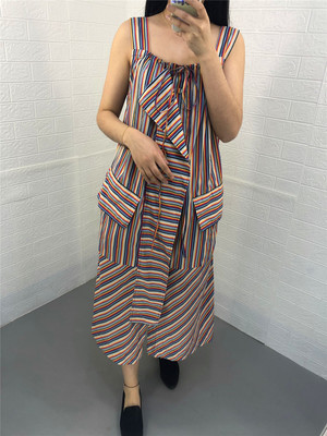 新款吊带小清新中长款女式连衣裙