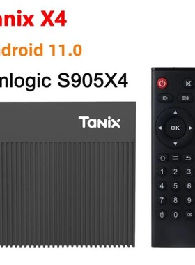 Tanix x4 amlogic s905x4 双频蓝牙4.1 android 11.0  8k tv box