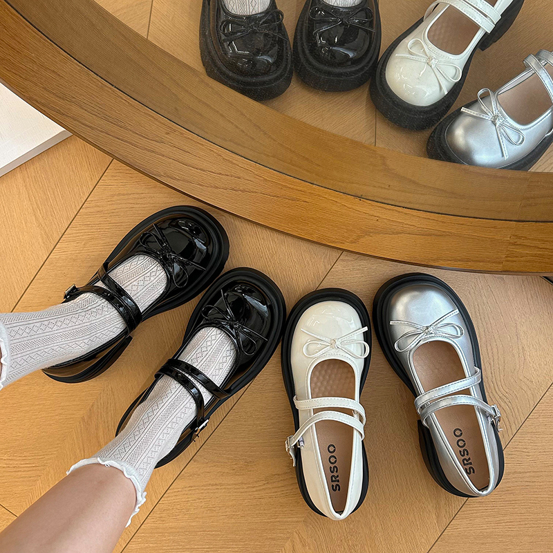 永希女鞋黑色鞋子复古高跟玛丽珍
