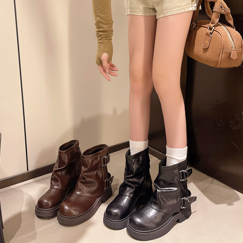 永希女靴小个子新疆草原马丁靴子