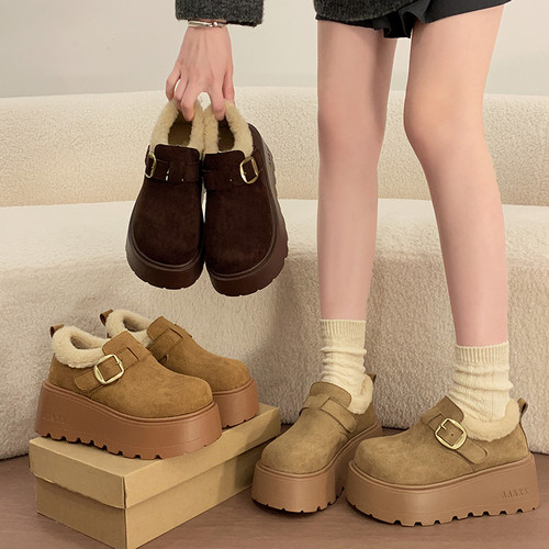 永希女鞋气质雪地靴棉鞋