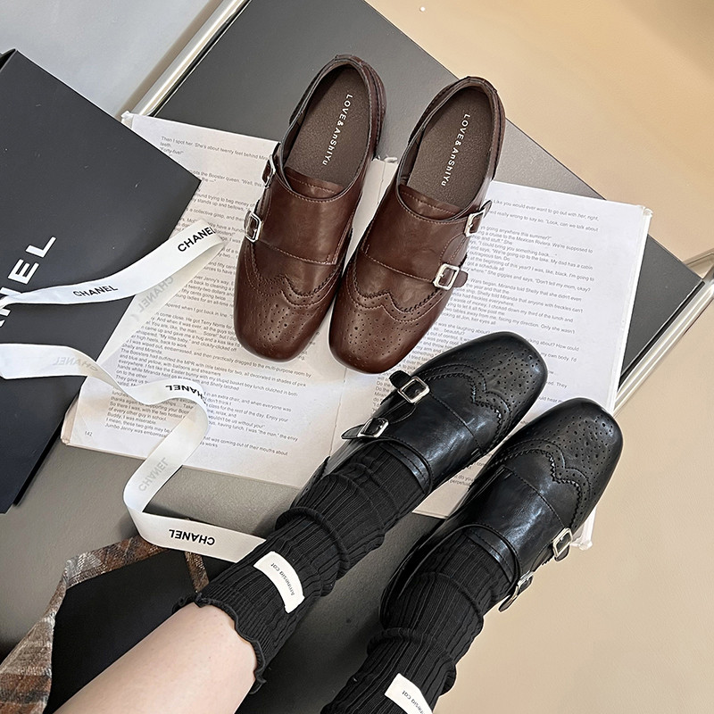 英伦风复古单鞋女2026年春季新款内增高方头小皮鞋百搭气质乐福鞋,女鞋,深口单鞋,淘宝优惠券,粉丝福利购,淘宝优惠卷