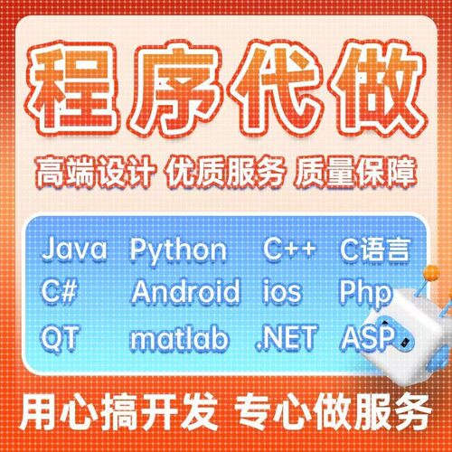 java程序代做python代码代写编程c语言c++qt设计c#安卓ios开发php