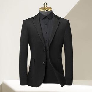 休2男士 商务闲羊毛单西修身 西装 L男装 便 外套中青年605 205冬新款