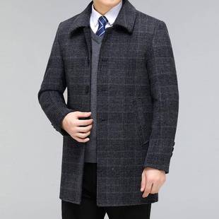 204秋冬中年衣男士 YY套男羊可毛呢子 双面呢大脱羽绒内2胆外2053