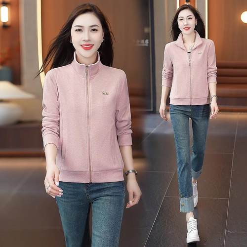 20透25春新款女式运动秋休套装长袖POLO领96839625气吸闲汗弹力运