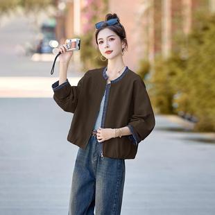 计感时尚小个显瘦子穿搭外套女2025秋季风新款宽松显瘦设甜酷ZYI5