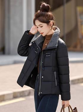 2LX2657-10尚25秋新款时洋冬气棉衣外套小个子加厚保暖立领棉L服X