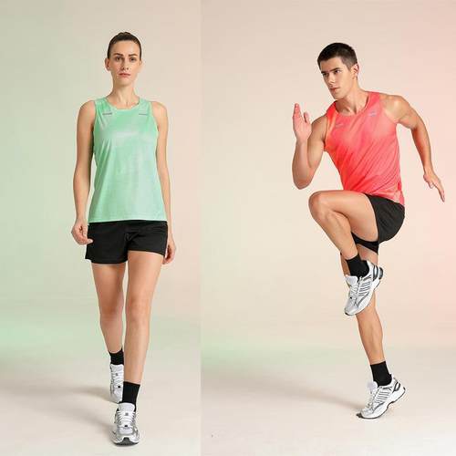 背新跳款田径服凯jw-221套装男健身心女马拉松比赛球跳绳高跳远学