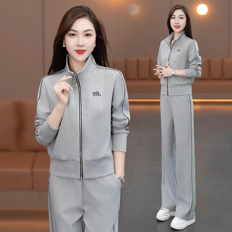 气名96957681牌洋套装女秋款时髦新卫衣春小个子高级感女装整套