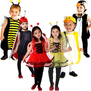 圣诞节儿童服装表演服化妆舞会演出服动物装扮猫女服舞台演出服