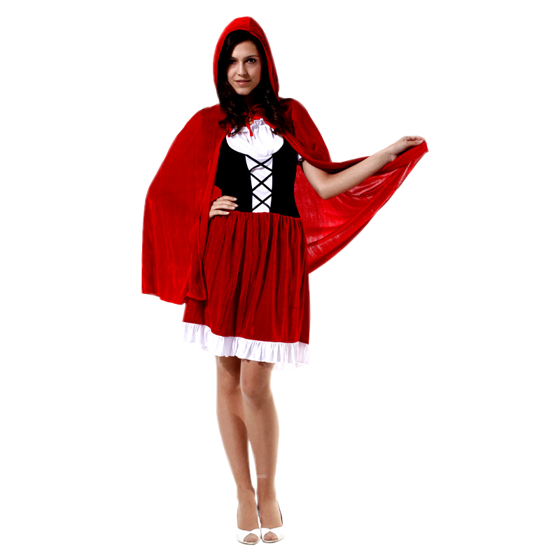 六一儿童节cosplay服装小红帽演出服公主裙cos小红帽套装表演服女