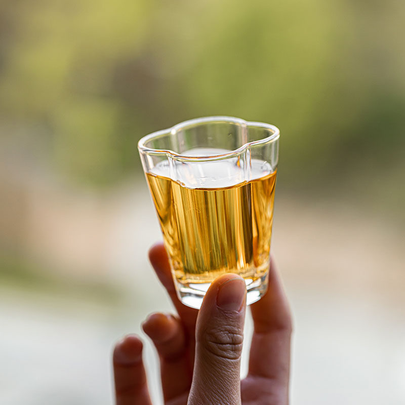 手工家用耐热加厚茶杯玻璃寻中式