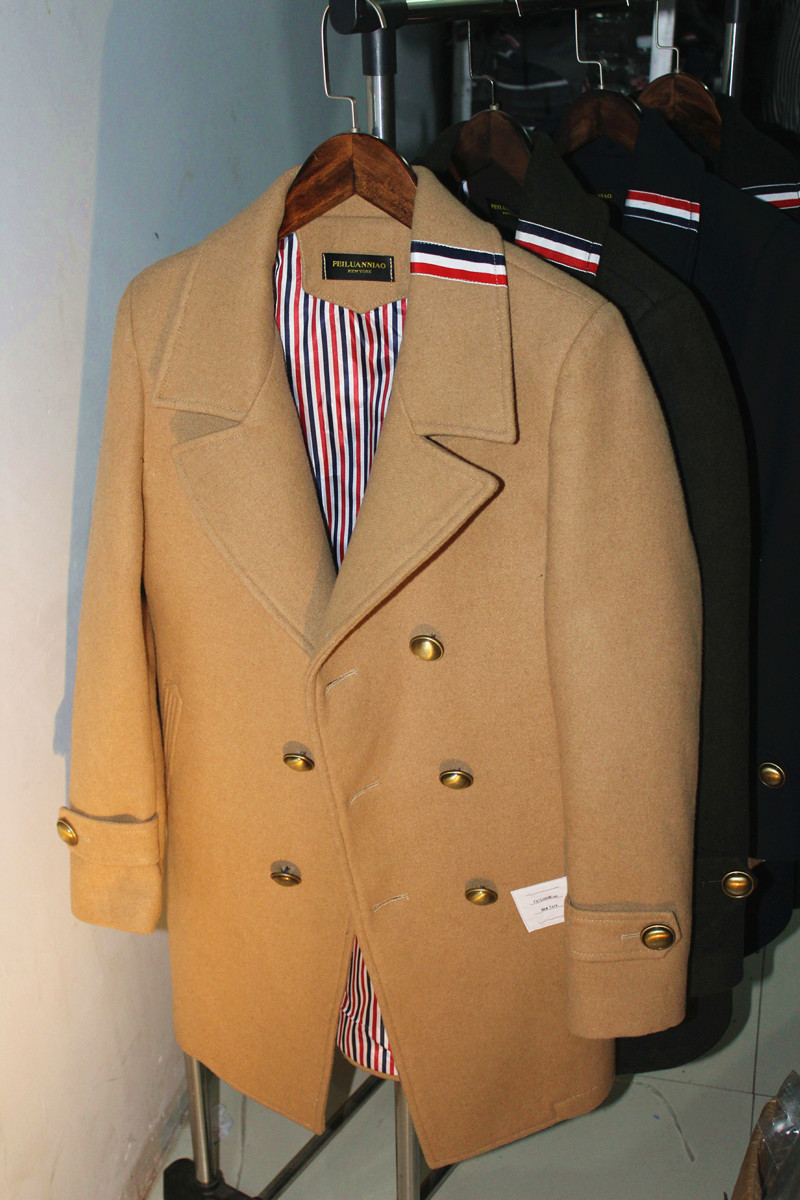 冬季加厚tb原创保暖加肥加大大衣