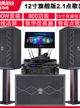 Yamaha/雅马哈家庭ktv音响套装全套影院家用k歌卡拉OK点歌机设备