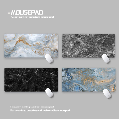 大理石冷淡风鼠标垫超大纹理防水丝滑加厚电竞游戏marble deskmat